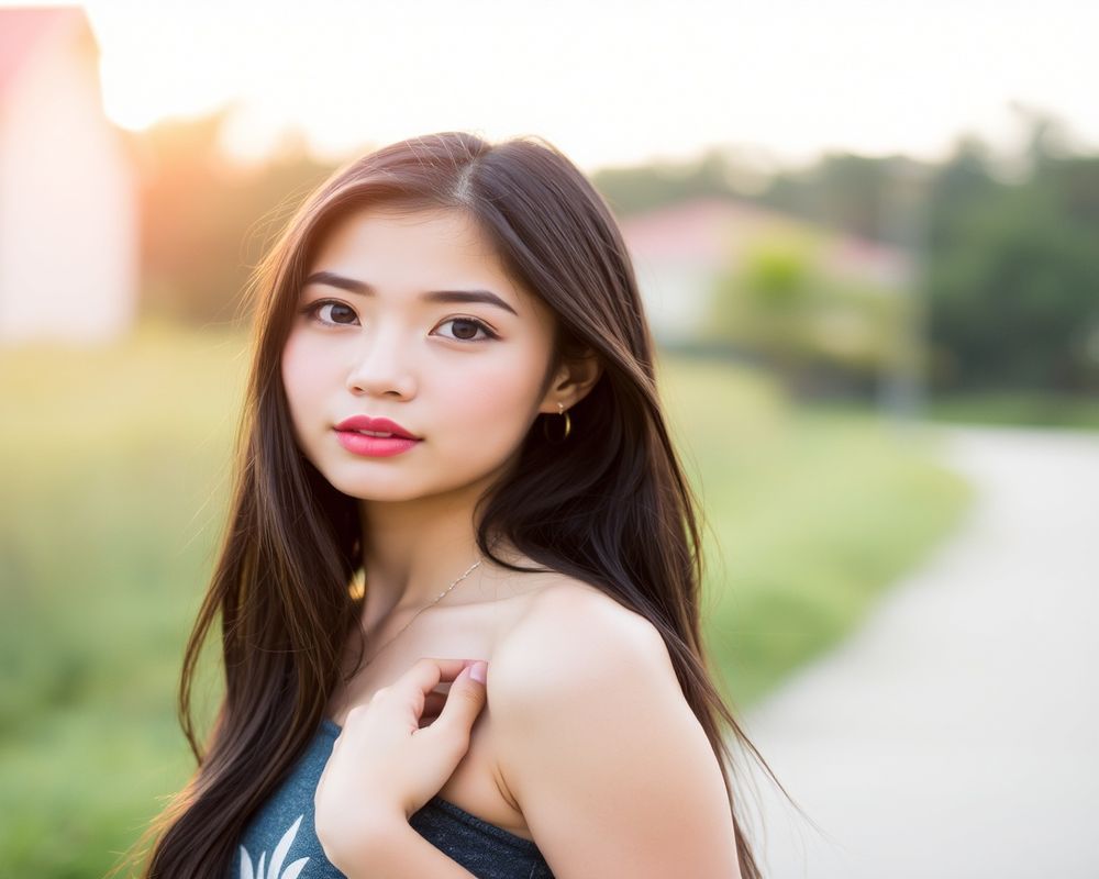 Thuy Anh Nguyen lifestyle personality shot in natural outdoor setting