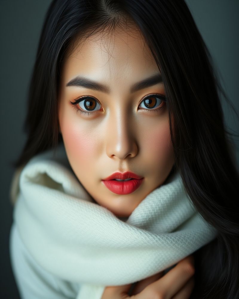 Thuy Anh Nguyen beauty close-up portrait with soft lighting