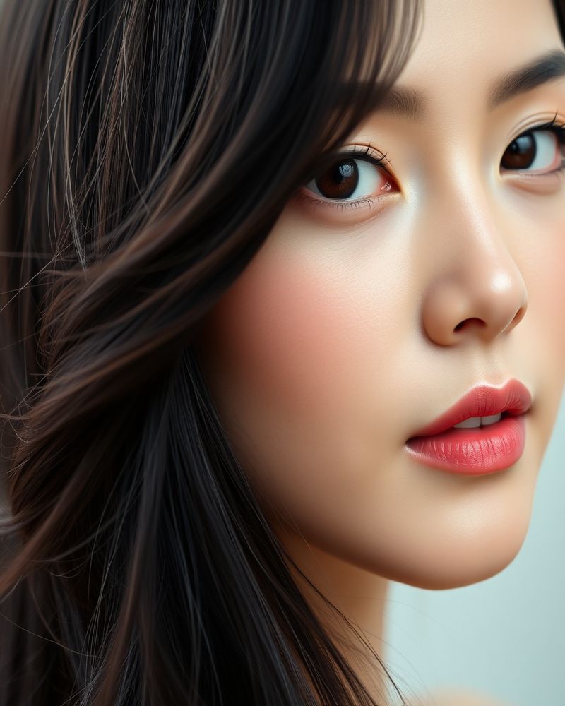 Trang Pham beauty close-up portrait with soft lighting