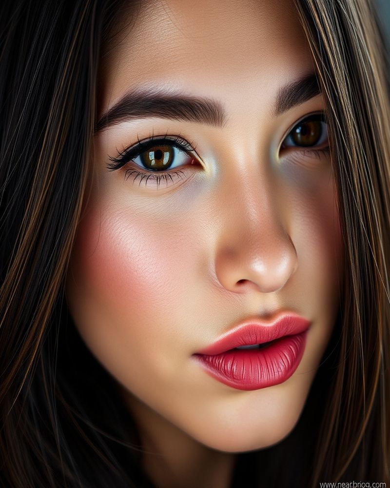 Valentina Cortés beauty close-up portrait