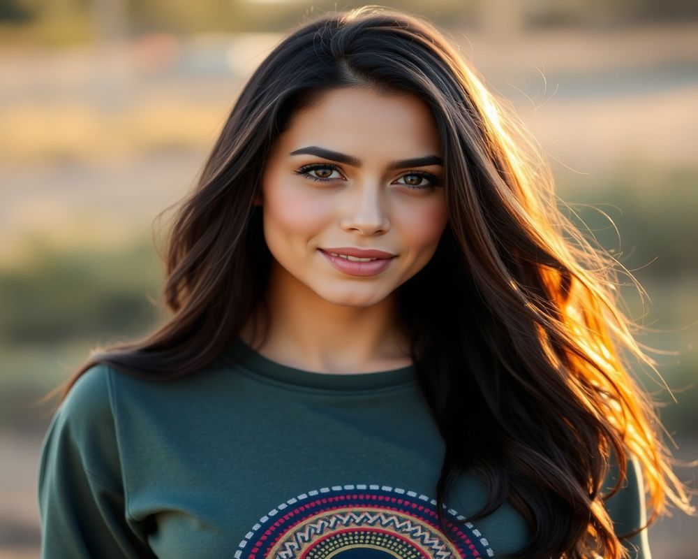 Valentina Diaz lifestyle personality shot in natural outdoor setting