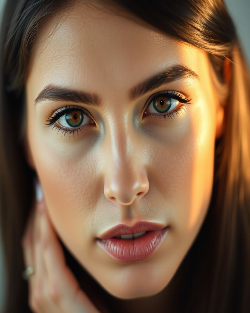 Valentina Diaz beauty close-up portrait with soft lighting