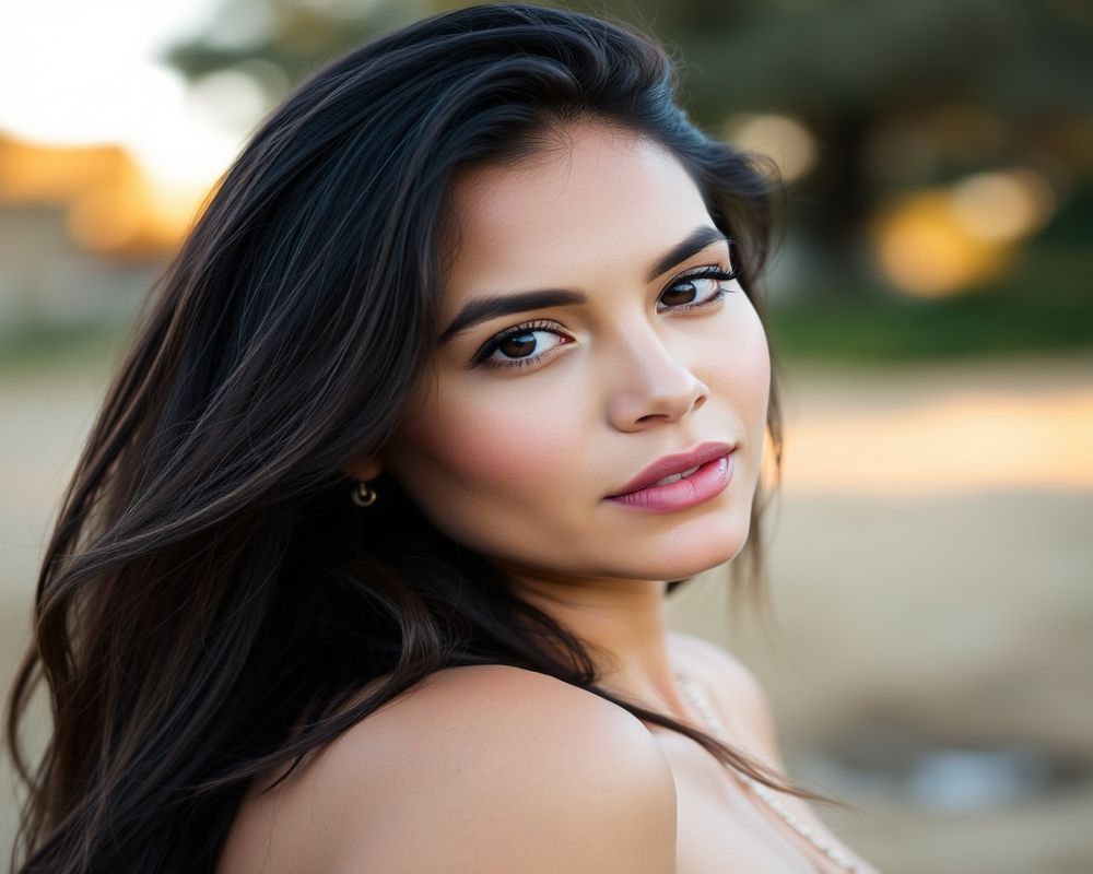 Valentina Flores lifestyle personality shot in natural outdoor setting