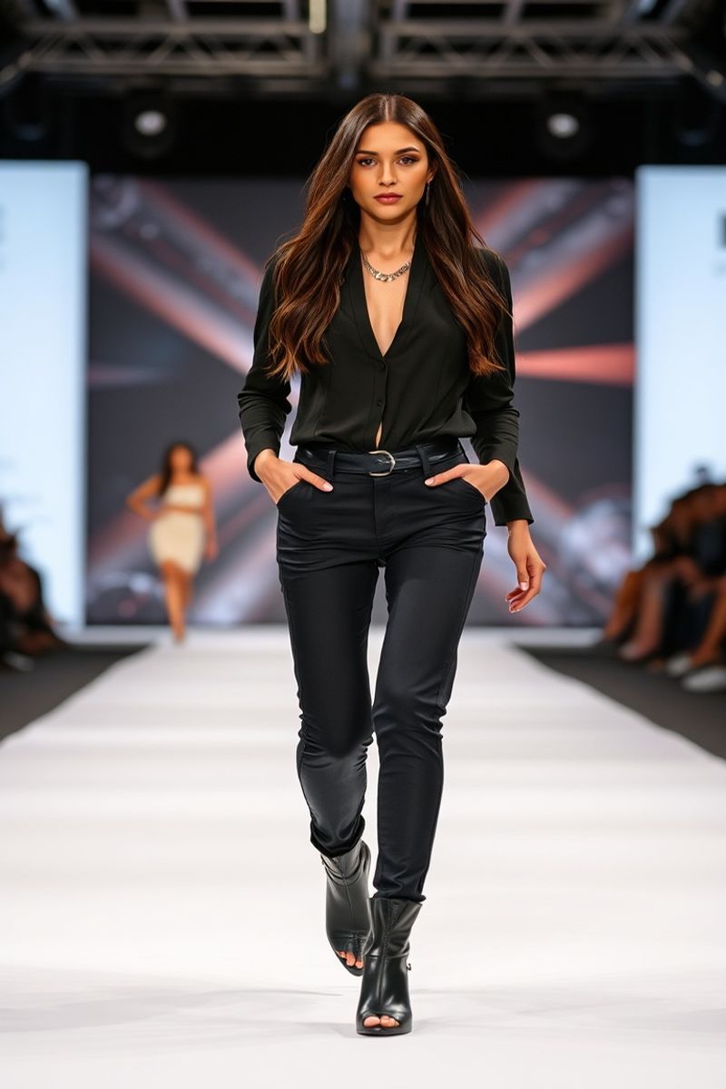 Valentina Morales fashion runway walk
