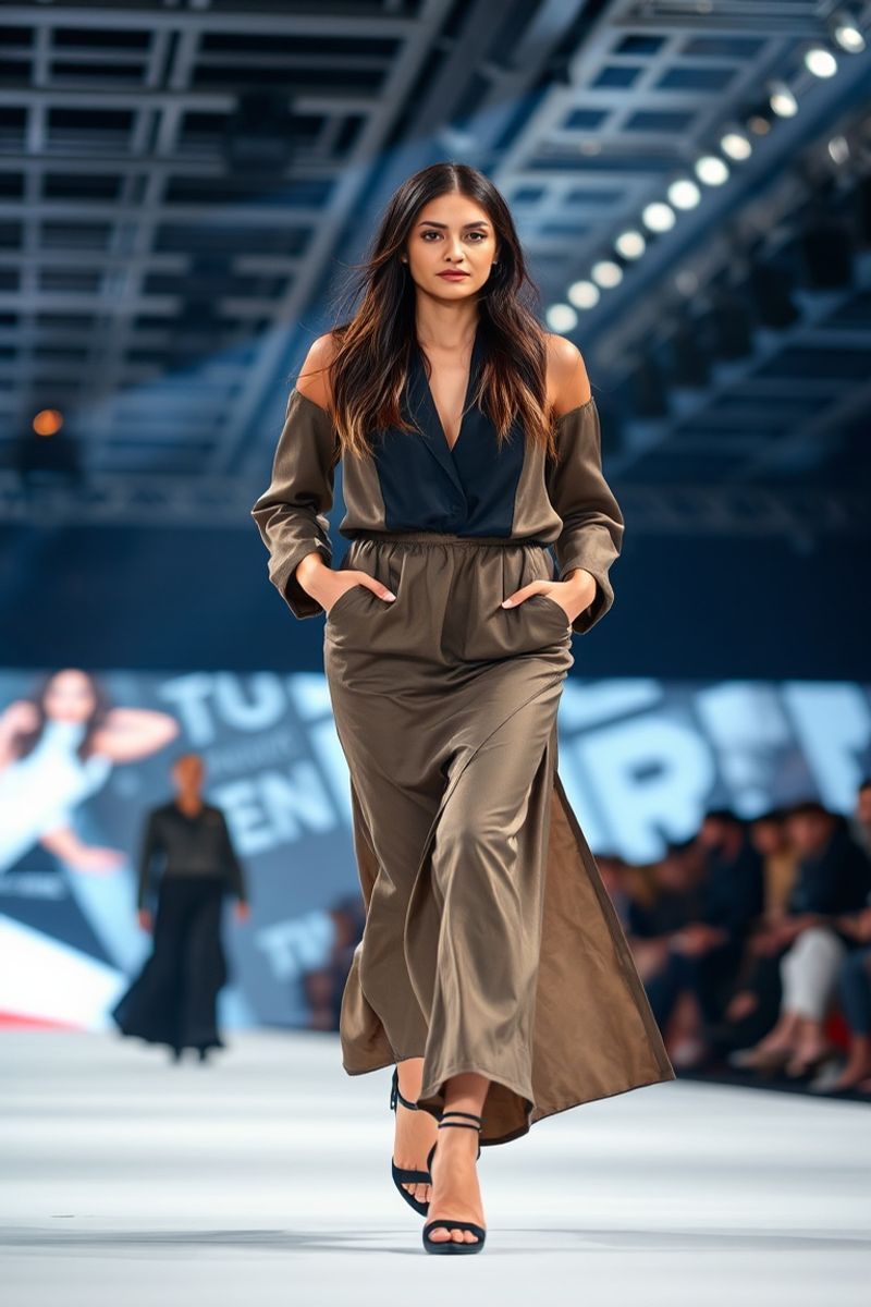 Valentina Moreno fashion runway walk