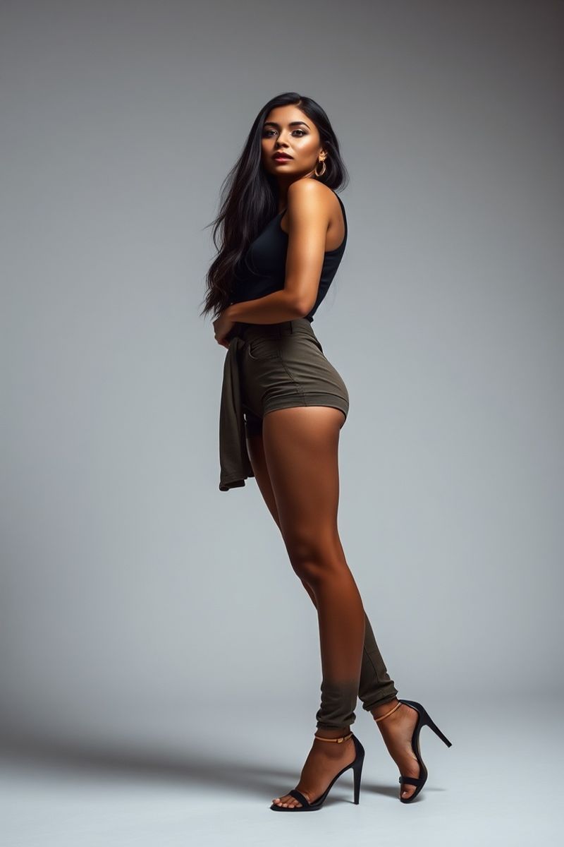 Valentina Restrepo full body editorial pose