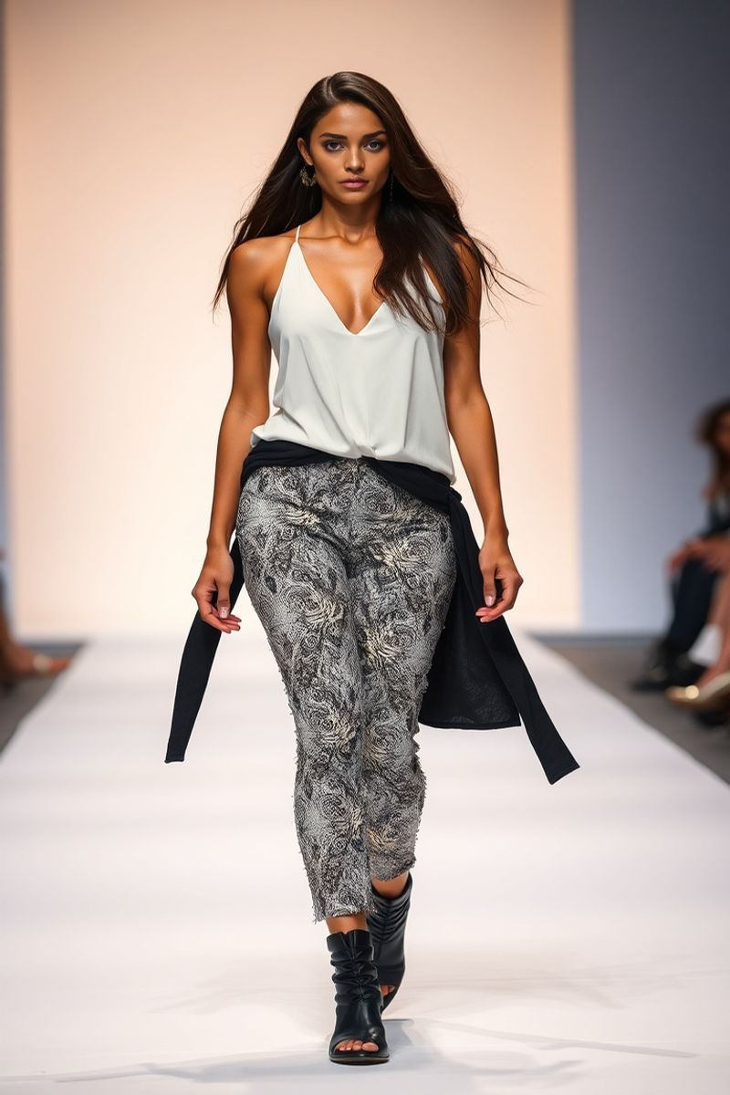 Valentina Restrepo fashion runway walk