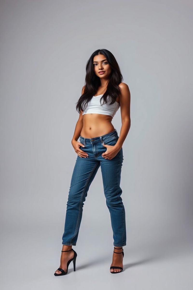 Valentina Ribeiro full body editorial pose