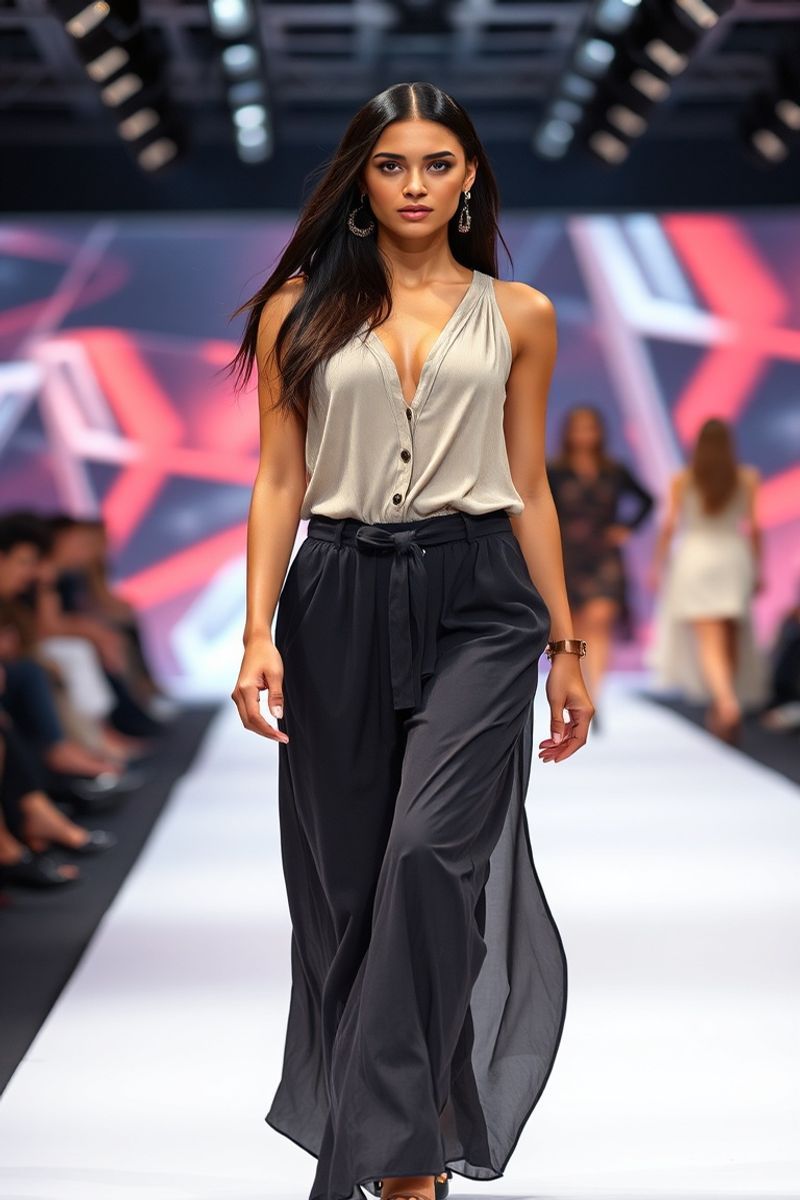 Valentina Ribeiro fashion runway walk
