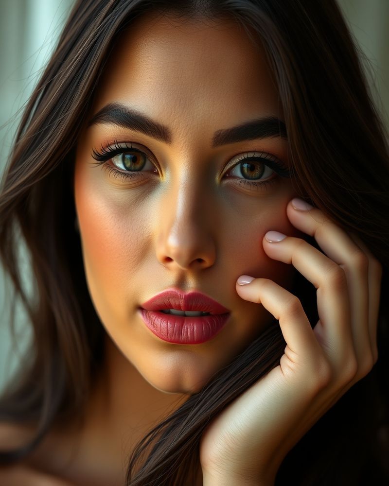 Valeria Martinez beauty close-up portrait
