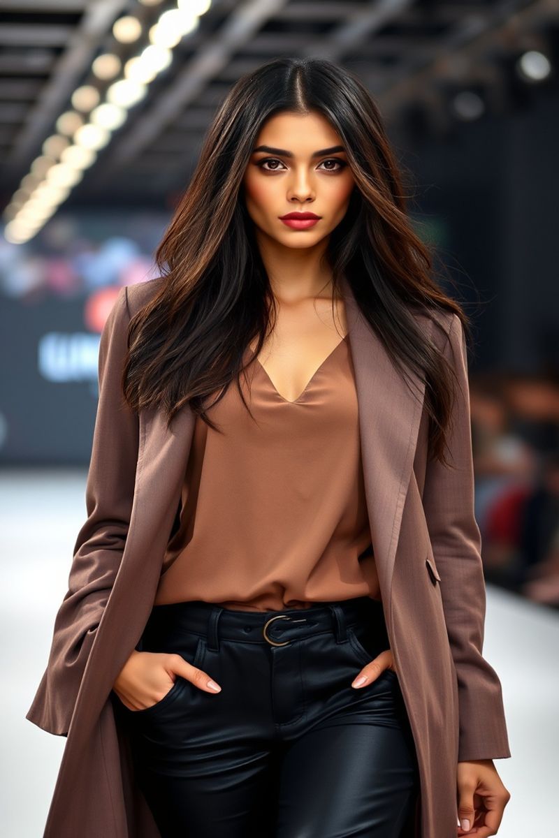 Valeria Martinez fashion runway walk