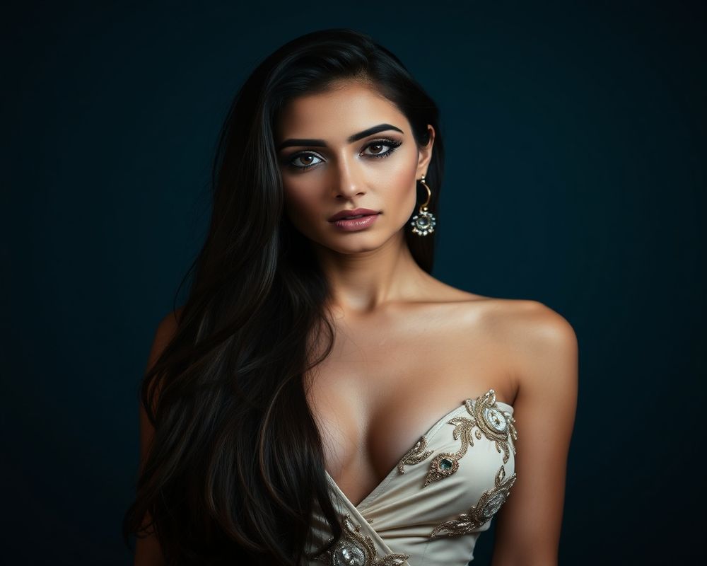 Yasmin Al-Mansouri high fashion editorial