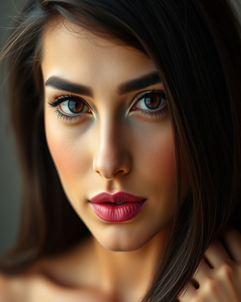 Yasmin Al-Mansouri beauty close-up portrait
