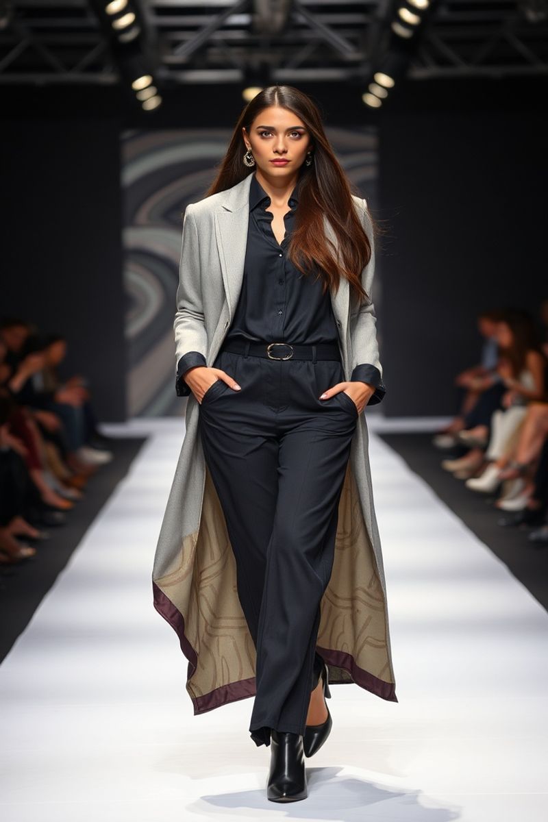 Yasmin Al-Mansouri fashion runway walk