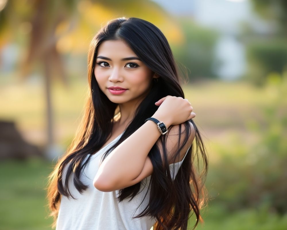 Ysabel Santos natural outdoor lifestyle portrait