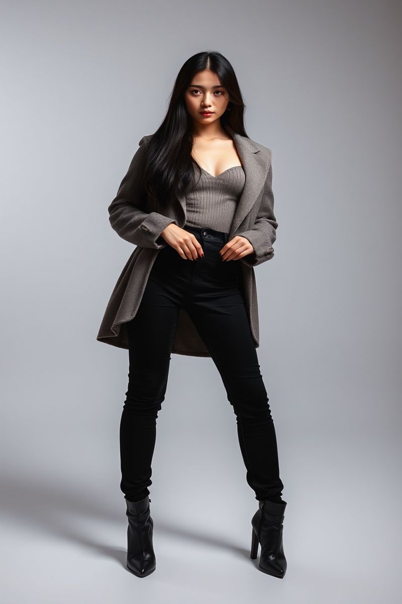 Yuki Tanaka full body editorial pose