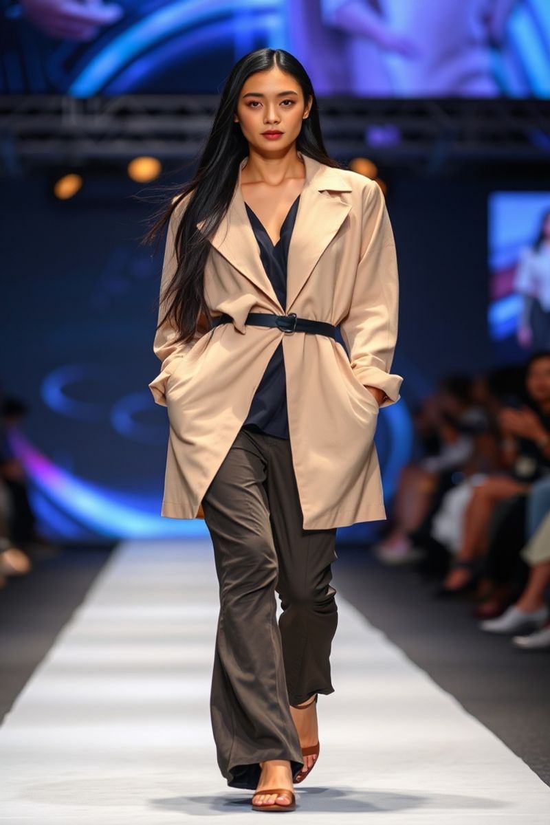 Yuki Tanaka fashion runway walk