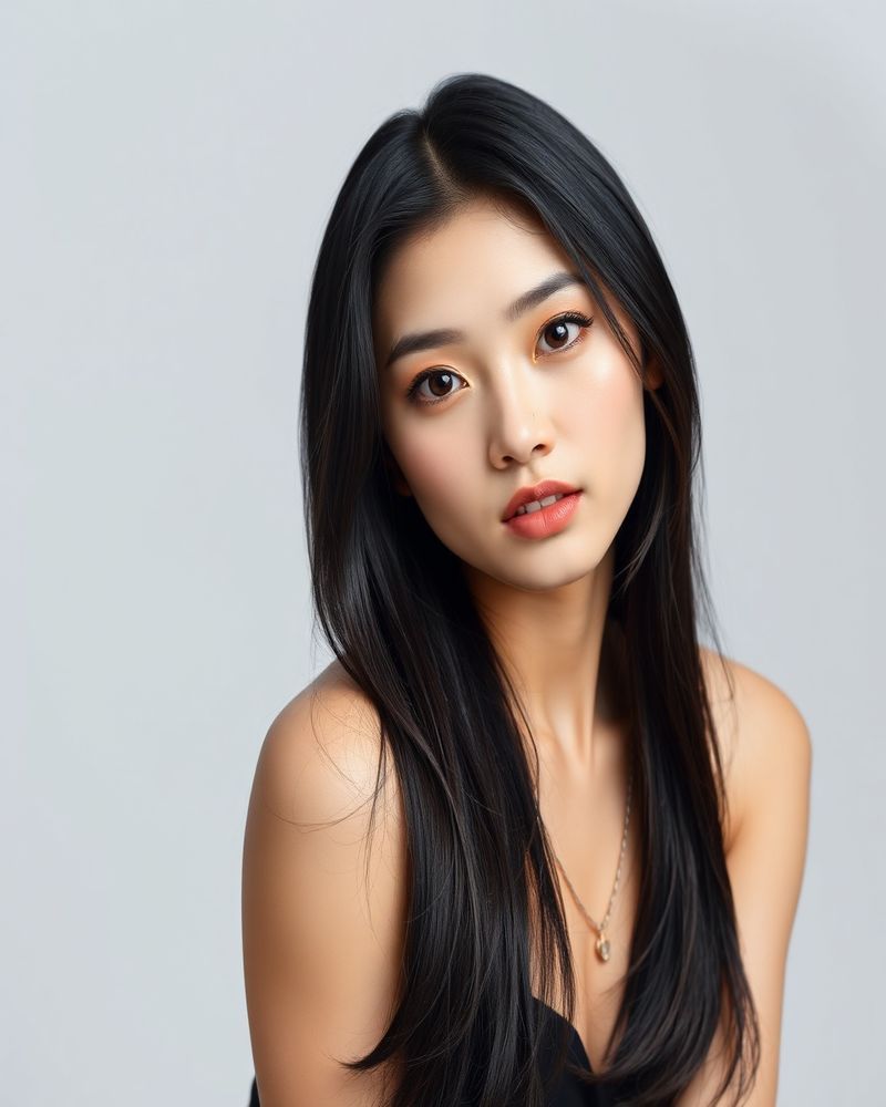 Yuna Kim professional headshot, studio lighting