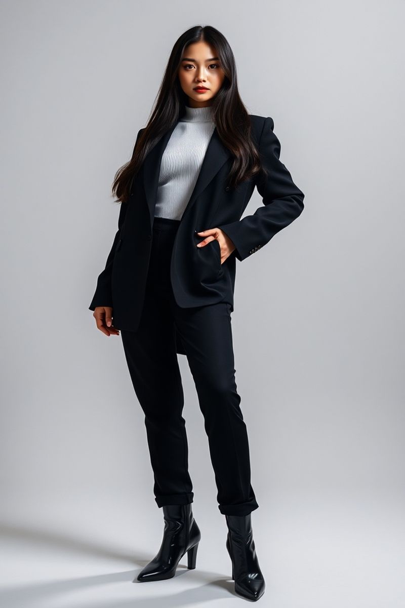 Yuna Kim full body editorial pose