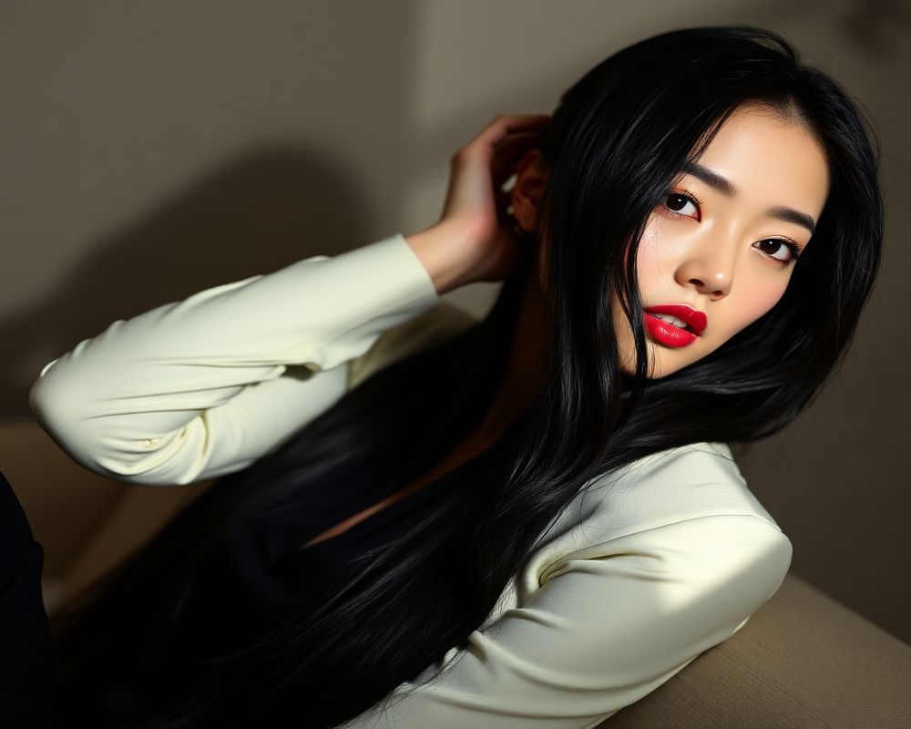 Yuna Kim high fashion editorial