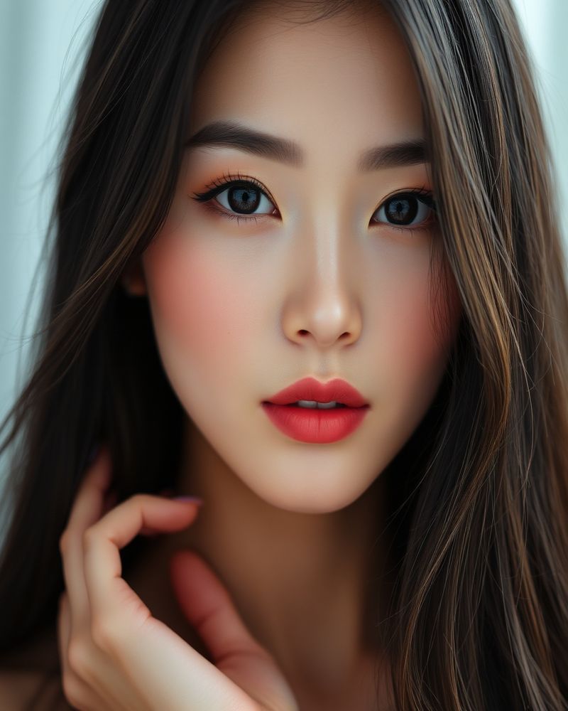 Yuna Kim beauty close-up portrait