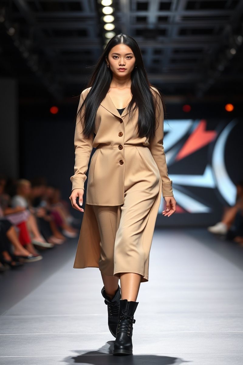 Yuna Kim fashion runway walk