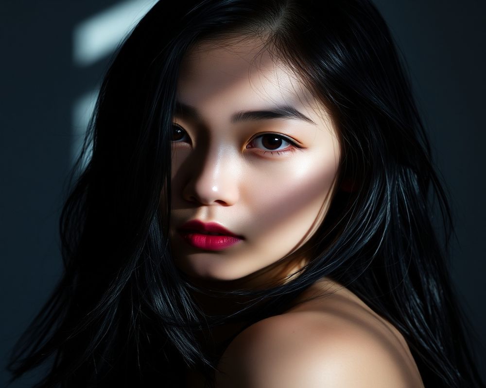 Yuna Kim artistic creative portrait