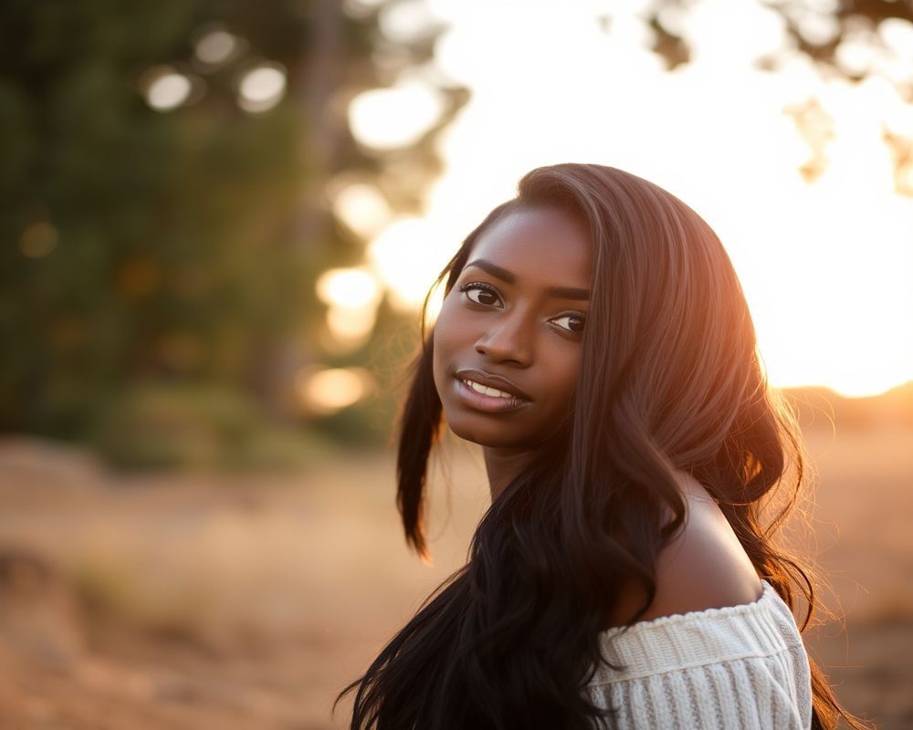 Zara Ndlovu lifestyle personality shot in natural outdoor setting