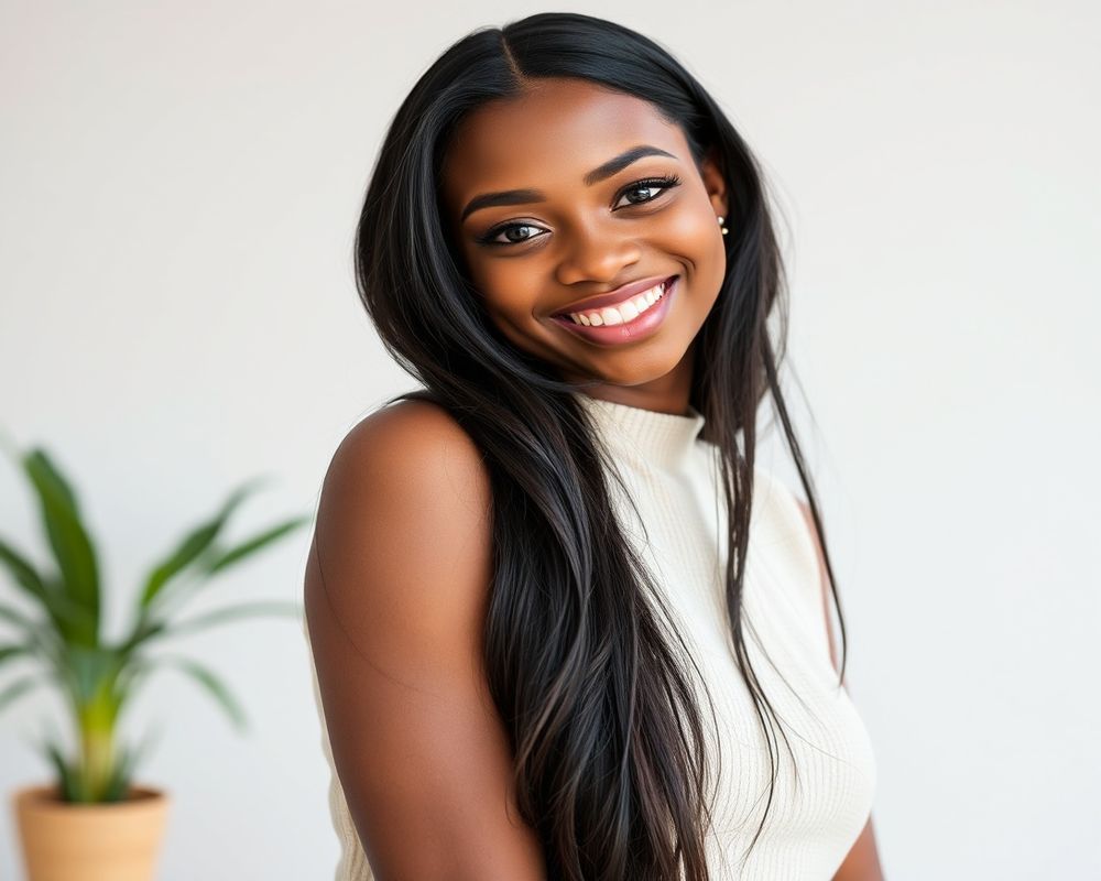 Zara Ndlovu commercial brand campaign with natural smile