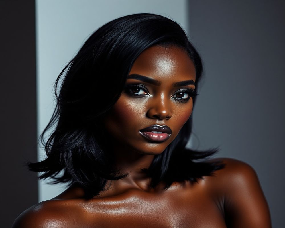 Zewditu Haile high fashion editorial photograph