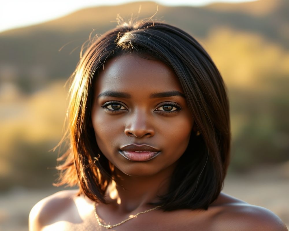 Zewditu Haile natural outdoor lifestyle portrait