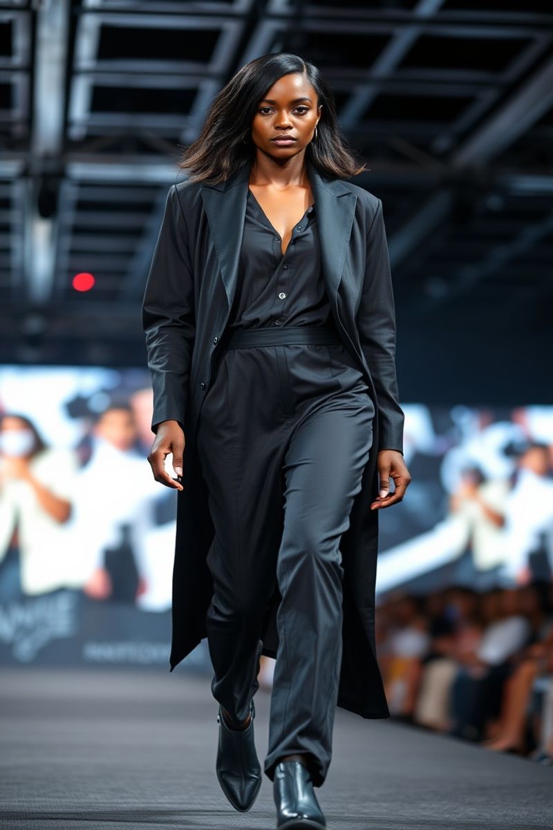 Zewditu Haile fashion runway walk